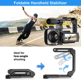4K Video Camera Camcorder with Microphone 48MP Vlogging  16X Zoom 3.0" Touch Screen IR Night Vision Wi-Fi Vlog Cameras Web