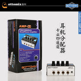 Newest Gottomix AMP-S4 Professional 4-channel Headphone Amplifier Headphone Split Headphone Splitter Amp For Recording Studio