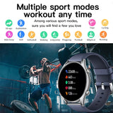 KT60 Smart Watch Bluetooth Call Music Playing AI Vouce Heart Rate Blood Pressure Health Monitoring Sports Bracelet Smartwatch