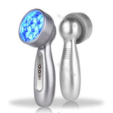 2022 Mini 4 Colors Photon Therapy Skin Rejuvenation Facial  Beauty Face Tightening Blue Acne Treatment Wrinkle Removal Massager