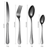 24Pcs Dinnerware Set Gold Cutlery Set Stainless Steel Steak Knife Fork Coffee Spoon Gift Box Flatware Set Kitchen Accessories