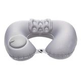 U Shape Air Inflatable Support Neck Pillow for Airplane Travel Sleep