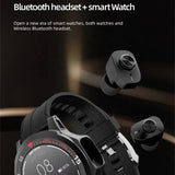 N15 Smart Watch Bluetooth Headset Earphone TWS Two in One HIFI Stereo Wireless Sports Tracke Music Play N16 Smartwatch