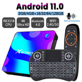 Transpeed Android 11 TV BOX 2.4G&5.8G Wifi 32G 64G 128G 4k 3D Bluetooth TV receiver Media player HDR+ High Qualty Very Fast Box
