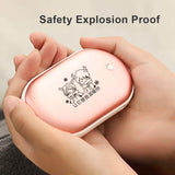 2 In 1 Winter Mini Hand Warmer Heating Pad USB Rechargeable Handy Warmer Heater Pocket Mini Cartoon Electric Heater Warm Tools