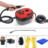 2500W Steam Cleaner High Pressure Temperature Cleaning Home Appliance Air Conditioning Kitchen Hood Car Cleaner With Water Tank