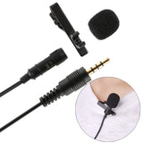 Professional Microphone For Phone Mini Stereo HiFi Sound Quality Condenser Microphones Clip Lapel Microphone