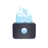 Mist Maker Flame Air Humidifier Essential Oil Diffuser Bedroom Home Decor Light Aromatherapy Diffuser Ultrasonic Aromatic 220ML