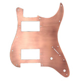 Aluminum Alloy HH Pickguard Anti-scratch Plate for Strat ST Electric Guitar