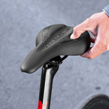 Thickened High Elasticity Bike Saddle Soft PU Pad MTB Road Bicycle Seats Comfort Breathable AntiSlip Cycling Cushion 2023