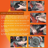 Air Compressor Cylinder Sleeve &amp; Ring Kit Replaces Craftsman K-0650