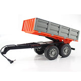RC Tractor 1/16 RC Truck Farm Tractor 2.4G Remote Control Trailer Dump/Rake/Water Truck Simulated Large Construction Vehicle Toy