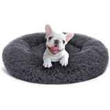 Calming Dog Bed Cat Bed Donut Cuddler Anti Anxiety Dog Bed for Small Medium Large Dogs Cats - Machine Washable