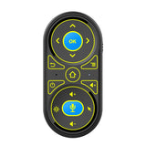 Wireless 2.4G Air Mouse RGB Backlight Gyro IR Learning for Google Voice Remote Control Rechargeable G11 Mini Keyboard