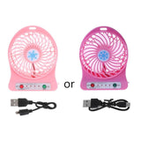 Portable LED Light  Mini Fan Air Cooler Mini Desk USB Fan Third Wind USB Fan Rechargeable ABS Portable Office Outdoor Home
