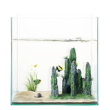 FEDOUR Aquarium Decorative Rocks Large View Stone Cave Ornament Landscape Aquarium Artificial Mountain Fish Tank Decoration