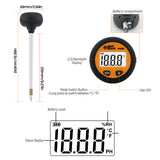 SMART SENSOR PH328 Digital Backlight Soil Tester 3 in 1 PH/ Moisture/ Temperature Soil PH Test Probe Temp Humidity Meter
