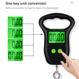 Portable 50Kg 10g Hanging Scale Digital Scale BackLight Electronic Fishing Weights Pocket Scale Luggage Scales Travel Weighting