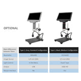 7-inch LCD Video Microscope with 32GB TF Card 1200X Microscope&amp;amp;Telescope 1080P with  IR Remote Adjustable Metal Stand&amp;amp;LED Light