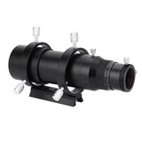 Camera Finderscope Double Helical Focuser Guide Scope Finderscopes 50mm With Bracket For Astronomical Telescope