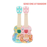 Children's simulation guitar toy boys and girls ukulele enlightenment musical instrument skin-friendly material to send strings
