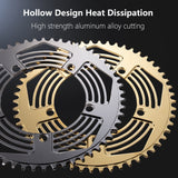 BOLANY Road Folding Bike Chainwheel 8 9 10 11 Speed Bicycle 130 BCD BMX Narrow Width Anti-Hanging Chain Crankset Tooth