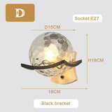 Modern Minimalist LED Wall Sconce for Bedroom Bedside Aisle Creative Vanity Light Shade Luxury Living Room Wall Lamp Decor