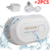 1/2PCS CPAP Cleaner Ventilation Disinfector Sterilizer with Rechargeable Battery Operated for CPAP/APAP/BIPAP Machines