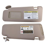 Front Left Sun Visor Assembly with Lamp &amp; Mirror for