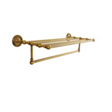 Antique Carved Bathroom Hardware Sets Solid Brass European Bathroom Accessories Set Brushed Bathroom Products (shelf/towel Rack)