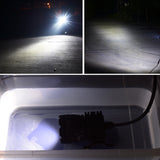 7800LM 6PCS  Chips LED Motorcycle Headlight Fog Spot HeadLamp Spotlight Waterproof Motorbike Bulb for Suzuki/Honda