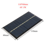 6V 130mA  Solar Panel Polycrystalline Silicon DIY Battery Charger Small Mini Solar Cell Volt Cell Phone Charger Portable