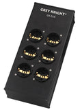 High quality Audio AC Power Conditioner Purifier 6 Hold EU Socket Aluminum Power Filter
