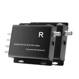 AHD/CVI/TVI Coaxial High-Definition Quad Multiplexer Coaxial Superimposer Plug and Play Support Multi-Node Networking