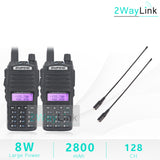 Baofeng UV-82 8W Walkie Talkie 10 KM Ham Radio VHF UHF Amador Walky Talky Boafeng UV 82 UV82 Waki Taki Earpiece UV-5R UV-9R Plus