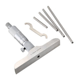 0-100MM Depth Micrometer Depth Micrometer Accurate Measurement Tool Small Inner Diameter Measurement Tool