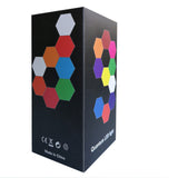INS Remote Control Honeycomb Modular Assembly Helios Touch Wall Lamp RGB Quantum lamp LED Magnetic Wall Light Bedroom Lamp