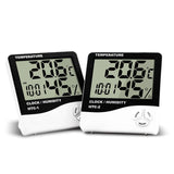 Digital Display Clock/Humidity Weather Station with Outdoor Sensor Thermometer Hygrometer Humidity Temperature 102*93*22mm