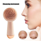 Rechargeable Face Scrubber Cleansing Brush Electric Skin Care Tools Silicone Deep Pore Washing Massage Blackhead Remover