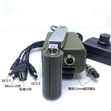 High Power Portable Hand Crank Phone Charger 30W/0-28V Metal Emergency Dynamo Generator