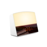 New deals  Dual alarm clocks, analog sunrise/sunset wake-up lights, LED colorful lights, luminous digital clock with FM radio