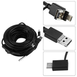 New 1pc 20-Meter Endoscope 5.5mm USB Endoscope With 720P Waterproof Camera For Pipe Car Inspection Endoscopes Dropshipping