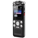 Portable Mini Multifunctional USB Charging Voice Recorder Lossless Noise Reduction Activated A-B Repeat Two-way Microphone
