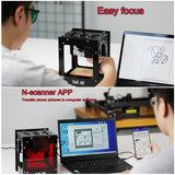 NEJE KZ 10W 450nm Laser Engraving Machine Smart Blue Light AI Engraving Machine Supports Off-line Operation Logo Mark Printer