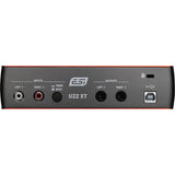 New ESI U22XT Professional USB 2.0 Audio Interface Sound Card 24-Bit/ 96KHz Full Speed 2 in 2 out WDM ASIO 2.0 Core Audio