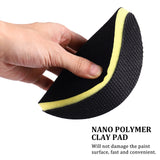 6" Pneumatic Durable Clay Pad for Polisher Clay Disc Bar Wipe Pad DA Polisher Pad Detailing Novel Detailing Tool Detailing Kit