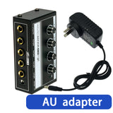 MH400 guitar Microphone ts 6.35 mm 1/4”jack 4 in to 1 Professional Ultra Low Noise Audio Sound Mixer Amplifier for Keyboards Mix