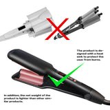 Professional Hair Curling Iron Flat Iron Hair Curler Fluffy Waver Wand Triple Barrel Curly Tong Egg Roll Salon Hair Styling Tool
