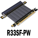 R33SF-PW PCIE X16 to PCIE X16 Extension Cable Male to Female Riser Extender 128G/Bps for RTX3060 ETH BTC Miner