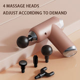 Mini LCD Control Massage Gun Deep Muscle Massager Muscle Pain Body Neck Massage Exercise Relaxation Slimming Shaping Pain Relief